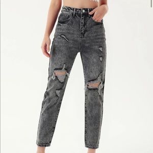 ripped mom jeans